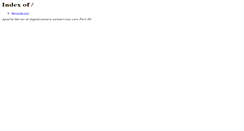 Desktop Screenshot of digitalcamera.webservicez.com